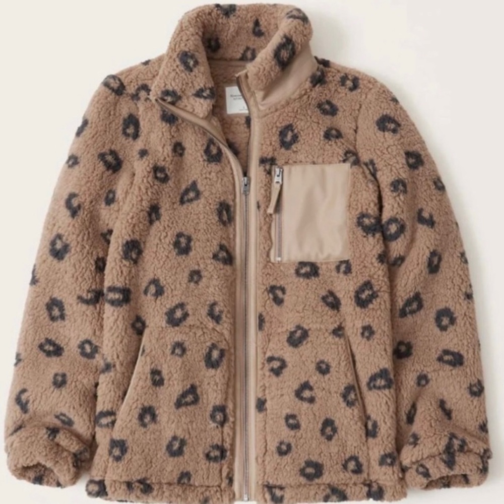 Abercrombie & Fitch Size S Leopard Jacket